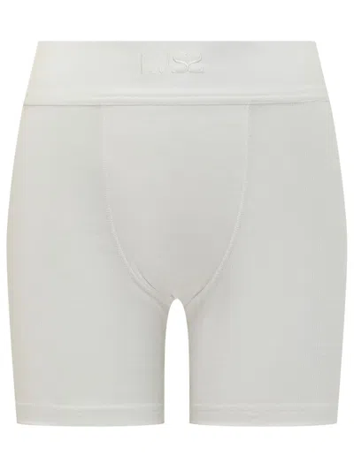 Ludovic De Saint Sernin Mini Bike Shorts In White