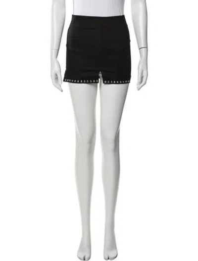 Pre-owned Ludovic De Saint Sernin Mini Skirt In White