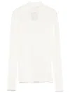 Ludovic De Saint Sernin Mock-neck Top In Neutrals
