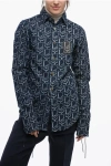 Ludovic De Saint Sernin Monogram-print Logo-patch Shirt