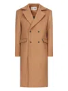 Ludovic De Saint Sernin Oversized Double-breasted Coat In Brown
