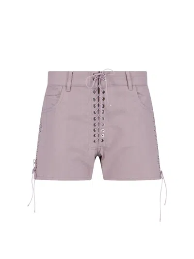 LUDOVIC DE SAINT SERNIN 'PARME DOUBLE LACE UP' SHORTS