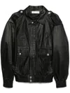 LUDOVIC DE SAINT SERNIN ROBERT LEATHER BOMBER JACKET