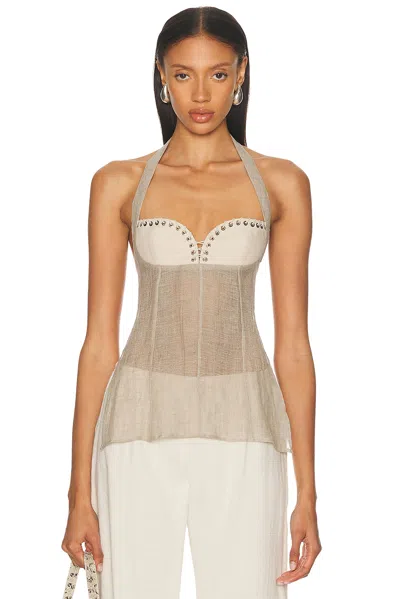 Ludovic De Saint Sernin Robin Halter Top