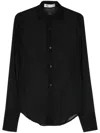 Ludovic De Saint Sernin Satin Boxer Shorts In Black