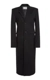 Ludovic De Saint Sernin Single-breasted Wool Coat In Black
