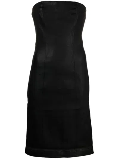 Ludovic De Saint Sernin Bustier Mini Dress In Black