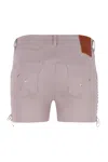 Ludovic De Saint Sernin Stretch Cotton Shorts In Pink