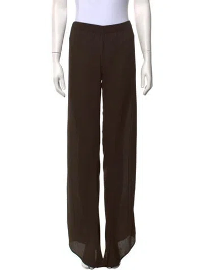 Pre-owned Ludovic De Saint Sernin Wide Leg Pants In Brown