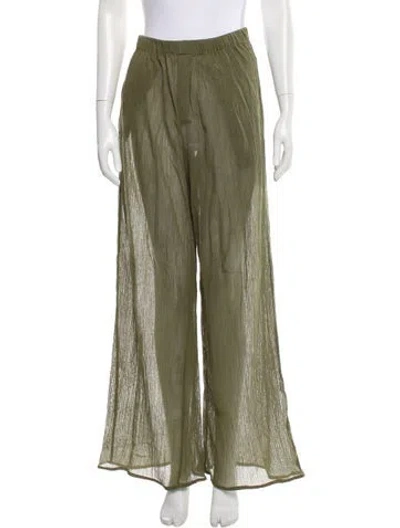 Pre-owned Ludovic De Saint Sernin Wide Leg Pants In Green