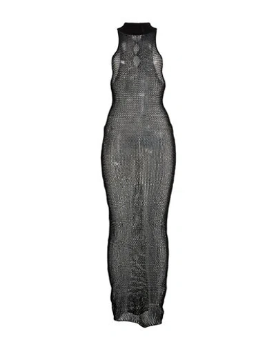 Ludovic De Saint Sernin Woman Maxi Dress Black Size M Cotton