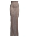 Ludovic De Saint Sernin Woman Maxi Skirt Brown Size M Polyester In Brown