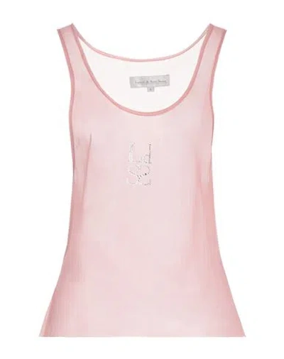 Ludovic De Saint Sernin Woman Top Pastel Pink Size S Polyester