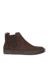 Ludwig Reiter Man Ankle Boots Dark Brown Size 7 Leather In Brown