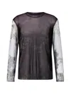 Lueder Two-tone Long-sleeve T-shirt In Multi