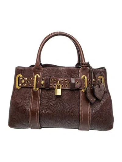 Pre-owned Luella Leather Top Handle Bag In Brown