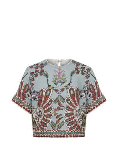 Lug Von Siga Dakota Graphic-print Top In Multi