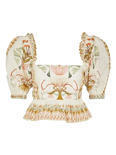Lug Von Siga Daphne Floral-print Top