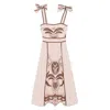 Lug Von Siga Ornella Midi Dress In Multicolor