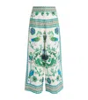 Lug Von Siga Maria Wide Leg Pants In Off White Multi