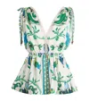 Lug Von Siga Linen Printed Viktoria Top