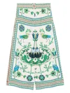 Lug Von Siga Maria Wide Leg Pants In Off White Multi In Neutrals