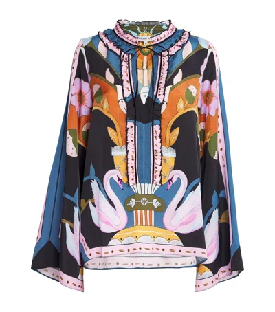 Lug Von Siga Printed Tess Blouse In Multi