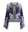 Lug Von Siga Tess Floral-printed Satin Blouse