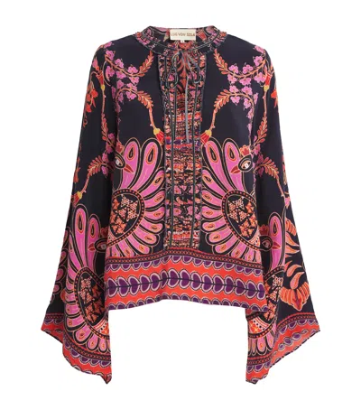 Lug Von Siga Printed Tess Blouse In Multi