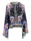 Lug Von Siga Tess Floral-printed Satin Blouse