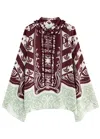 Lug Von Siga Tess Printed Satin Blouse In Red