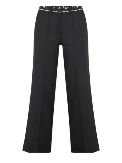 Lug Von Siga Women's Maria Linen Pants In Black