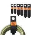 Lugo 6pc Heavy-duty Storage Straps In Black