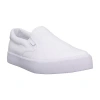Lugz Clipper Mens Round Closed Toe Slip-on Shoe In White