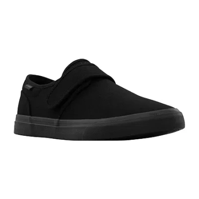 Lugz Clipper Strap Mens Round Closed Toe Slip-on Shoe In Black