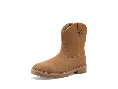 Lugz Duster Steel Toe Men's Boots Tobacco/gum: 9 M, Synthetic In Brown