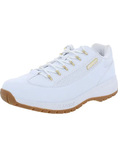 Lugz Express Mens Casual Lace-up Walking Shoes In White