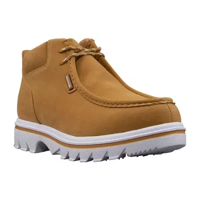 Lugz Fringe Mens Flat Heel Chukka Boots Wide Width In Yellow