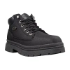 Lugz Mens Drifter Ripstop Flat Heel Lace Up Boots In Black