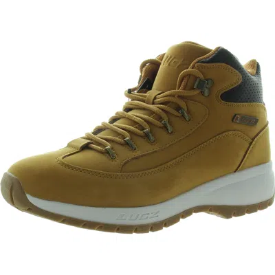 Lugz Mens Faux Suede Combat & Lace-up Boots In Multi