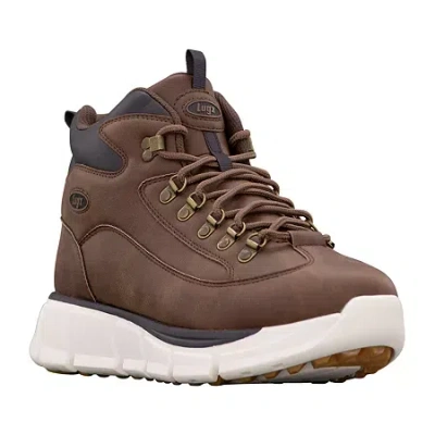 Lugz Mens Whirlwind Wedge Heel Chukka Boots In Brown