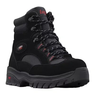 Lugz Ridgeline Mens Flat Heel Lace Up Boots In Black