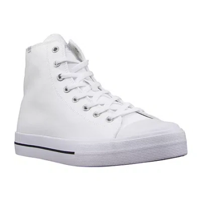 Lugz Stagger Hi Mens Cap Closed Toe Oxford Shoes In White