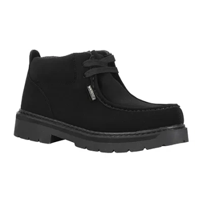 Lugz Strutt Lx Mens Flat Heel Chukka Boots In Black