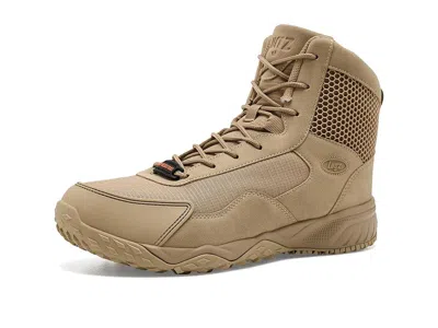 Lugz Tactic Slip Resistant Men's Boots Desert Tan: 12 W, Synthetic/textile In Neutral