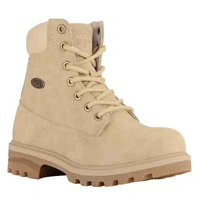 Lugz Womens Empire Hi Flat Heel Lace Up Boots In Pink