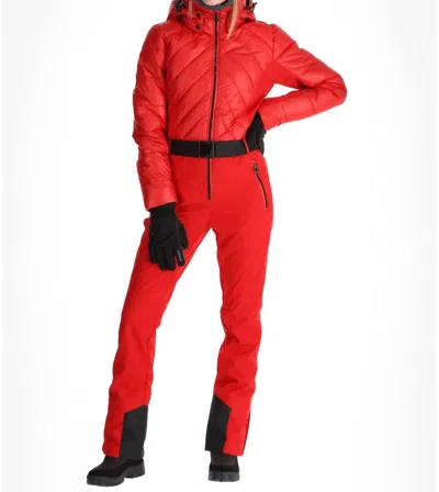 Luhta Halkorpi Overalls In Cranberry In Red