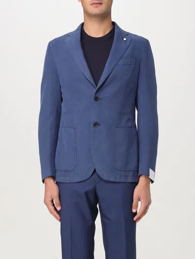 Luigi Bianchi Blazer  Herren Farbe Blau