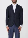 Luigi Bianchi Blazer  Men Color White In Blue