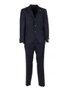 Luigi Bianchi Tailored Blue Suit Jacket With Structured Silhouette In Blue